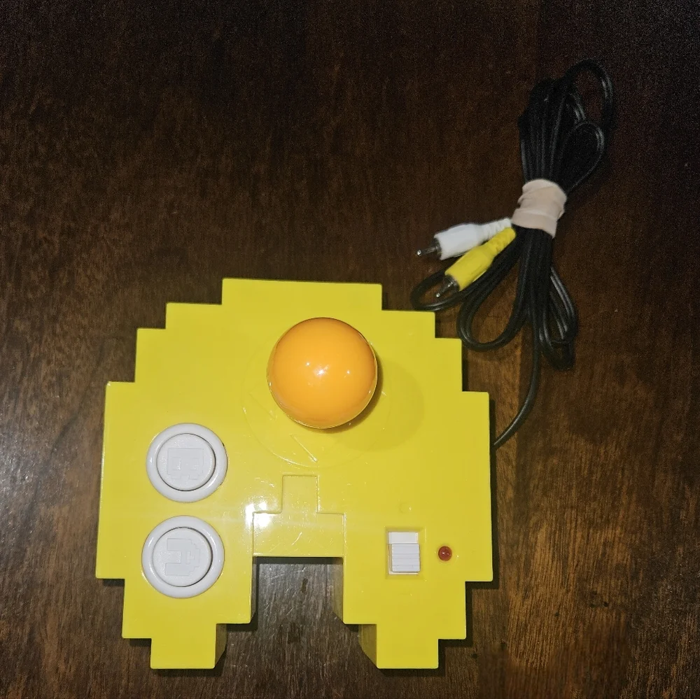 PAC-MAN Yellow Arcade Style Joystick 2012 Controller.